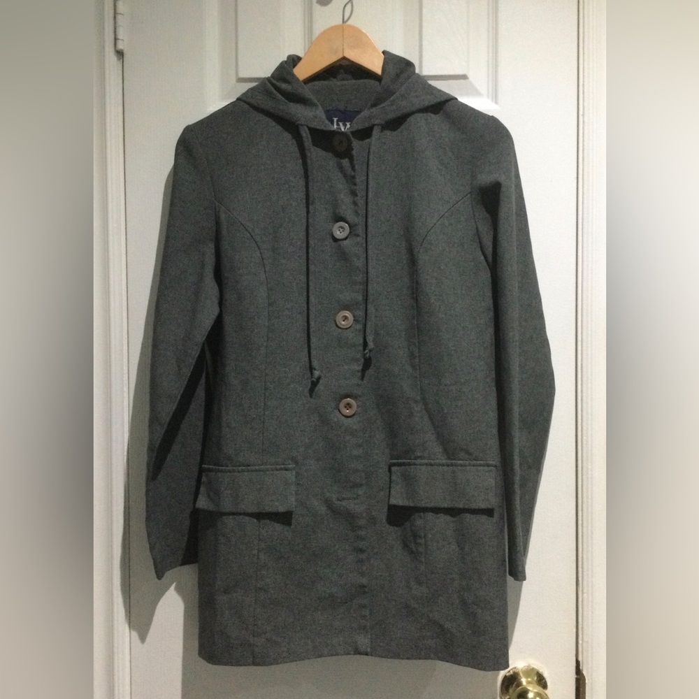 JW Women’s Hooded Charcoal Jacket and Pants Set